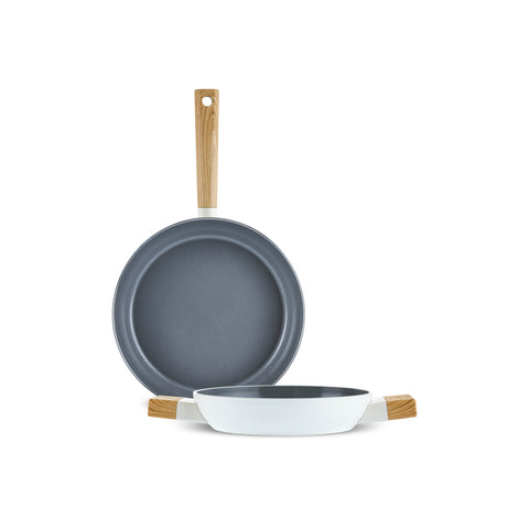 Karaca x Refika Swiss Crystal Creamy Wood Pfannen-Set