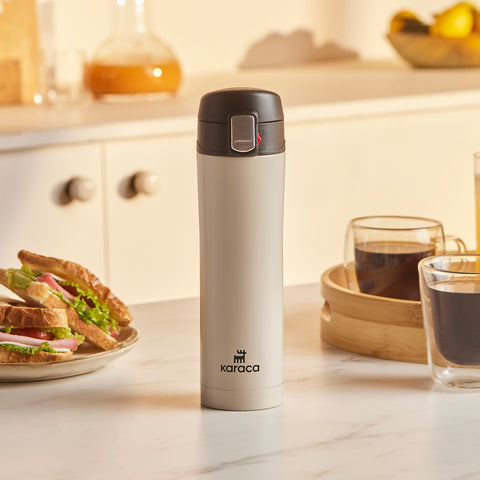 Karaca Pluton, Thermosflasche, 450ML, Creme