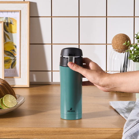Karaca Pluton, Thermosflasche, 350ML, Grün