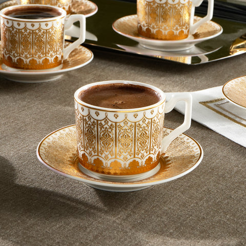 Karaca Aslı 6-Personen Kaffeetassen-Set