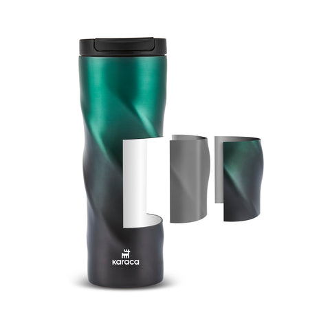 Karaca Orion, Thermosflasche, 500ML, Grün