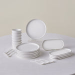 Karaca Forever Bone Bomo 22-Piece Breakfast Set for 6 People – Platinum