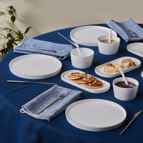 Karaca Forever Bone Bomo 22-teiliges Frühstücksset für 6 Personen – Platin