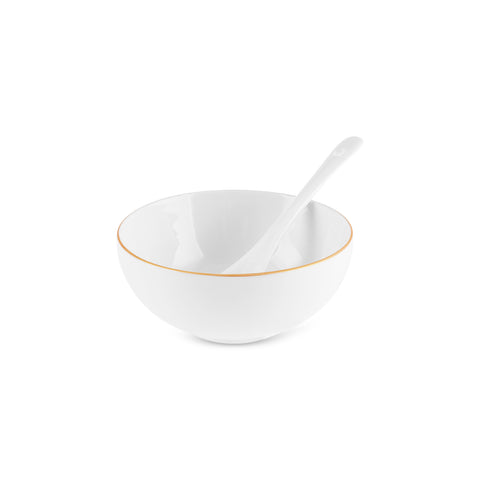 Karaca Forever Bone Fika 22-Teiliges Frühstücksset Für 6 Personen Gold