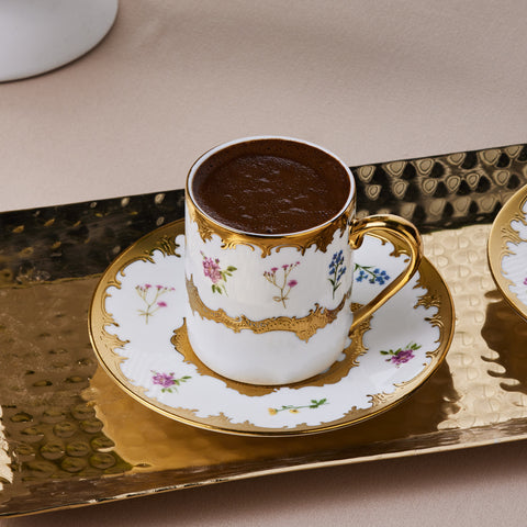 Karaca Bihter, 6 Person Kaffeetasse 90ML