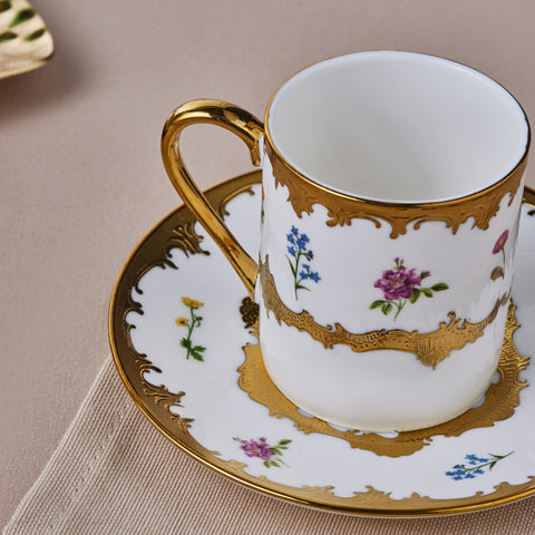 Karaca Bihter, 6 Person Kaffeetasse 90ML