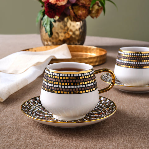 Karaca Belgin Teetassenset für 2 Personen, 220 ml