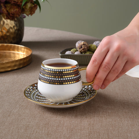 Karaca Belgin Teetassenset für 2 Personen, 220 ml