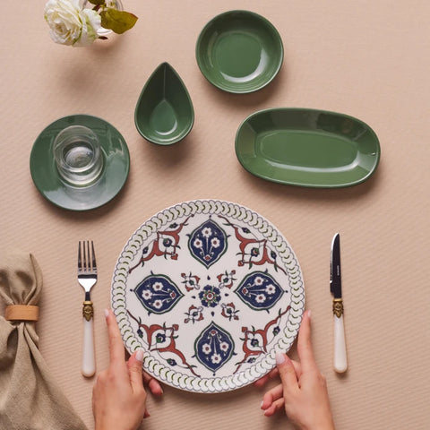 Karaca Forever Bone Salento 26-teiliges Frühstücksset für 6 Personen