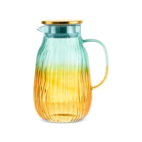 Karaca Jolie 7-teiliges Wasserset Gelb & Grün