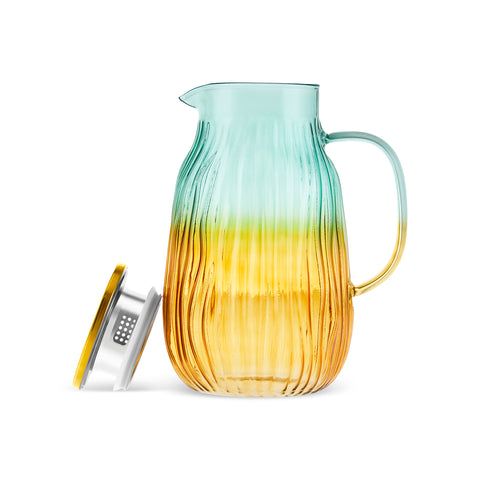 Karaca Jolie 7-teiliges Wasserset Gelb & Grün