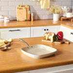 Karaca Swiss Crystal Almond Cream  Stielgrill 28 cm