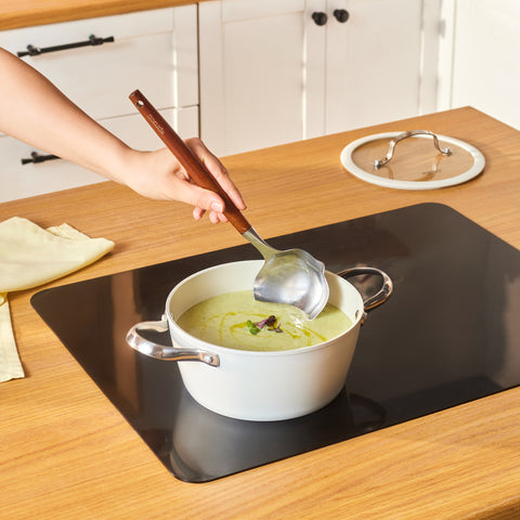 Karaca Swiss Crystal Almond Cream Stielkasserolle 20 cm