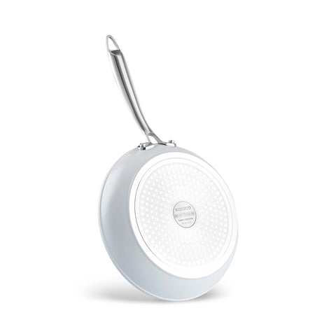 Karaca Swiss Crystal Almond Cream Pfanne mit Edelstahlgriff 22 cm