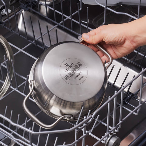 Karaca Elite Edelstahl-Kasserolle Flach 16 cm