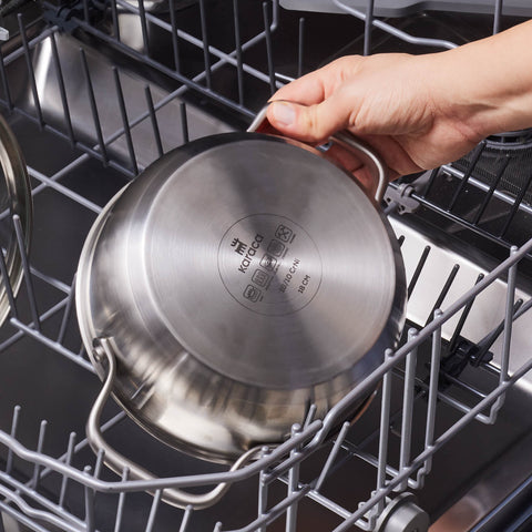 Karaca Elite Edelstahl-Kasserolle Flach 16 cm