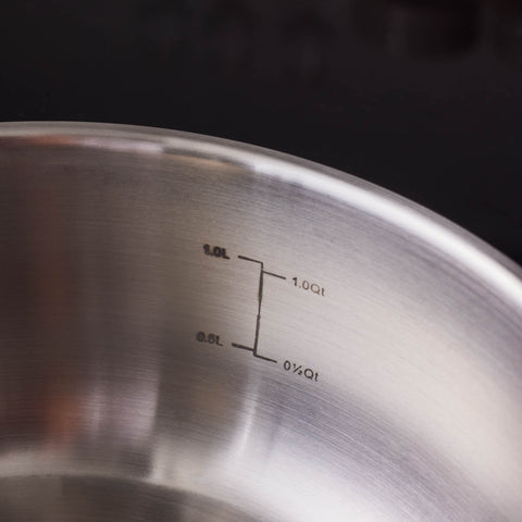 Karaca Elite Edelstahl-Kasserolle Flach 18 cm