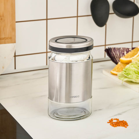 Karaca Stellum, Vorratsglas, 750ML, Inox