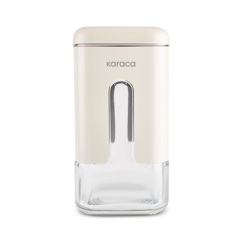 Karaca Luminous, Vorratsglas, 750ML, Creme