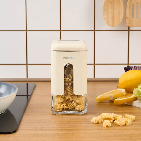 Karaca Luminous, Vorratsglas, 750ML, Creme