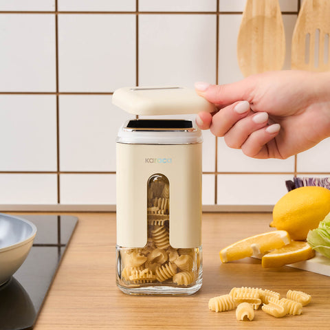 Karaca Luminous, Vorratsglas, 750ML, Creme