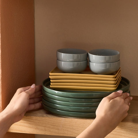 Karaca Forever Bone Monaco 34-Teiliges Frühstücksset Für 6 Personen