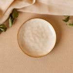 Karaca Aria Dessert-/Beilagenteller mit Reaktivglasur, 16 cm, Beige