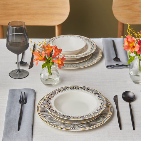 Karaca Globe 24-teiliges Geschirrset für 6 Personen