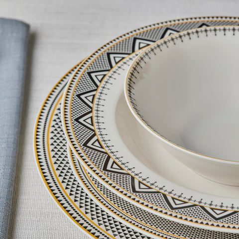 Karaca Globe 24-Piece Dinnerware for 6 Person