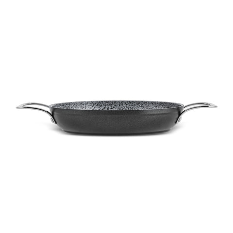 Karaca Biogranit Power-Inox Monet – 8-teiliges Topf- und Pfannenset Schwarz