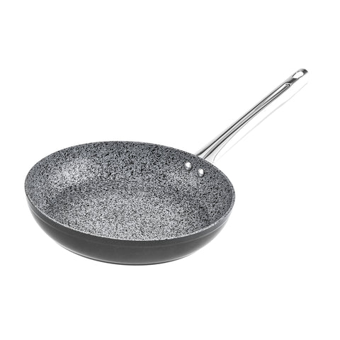 Karaca Biogranit Power-Inox Monet – 8-teiliges Topf- und Pfannenset Schwarz