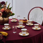 Karaca Hürrem Kaffeetassenset für 6 Personen, 90 ml