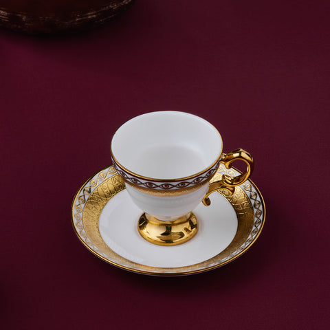 Karaca Hürrem Kaffeetassenset für 6 Personen, 90 ml