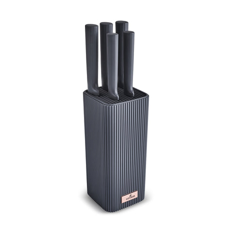 Karaca Massimo Line 6-teiliges Messerset, Grau