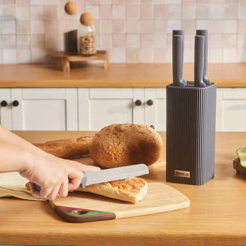 Karaca Massimo Line 6-teiliges Messerset, Grau