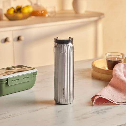 Karaca Rimo Auslaufsicherer Edelstahl-Thermos 600 ml Inox