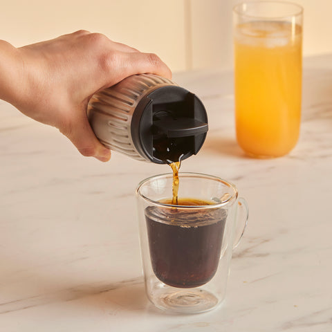 Karaca Rimo Auslaufsicherer Edelstahl-Thermos 600 ml Inox