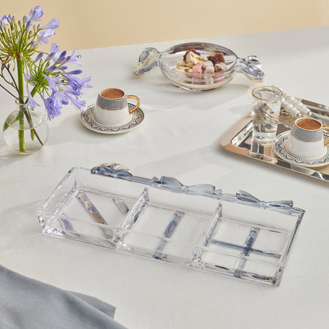 Karaca Candy Decorative Serving Plate 35.5x15x4 cm