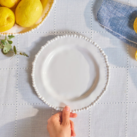 Perla, Melamin‐Tortenplatte, 23cm, Weiß