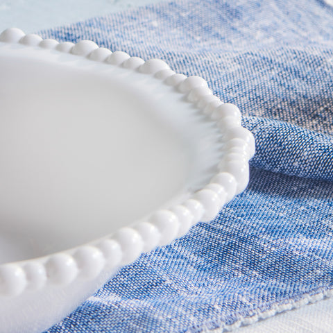 Karaca Perla, Melamin-Tiefer Teller, 22cm, Weiß