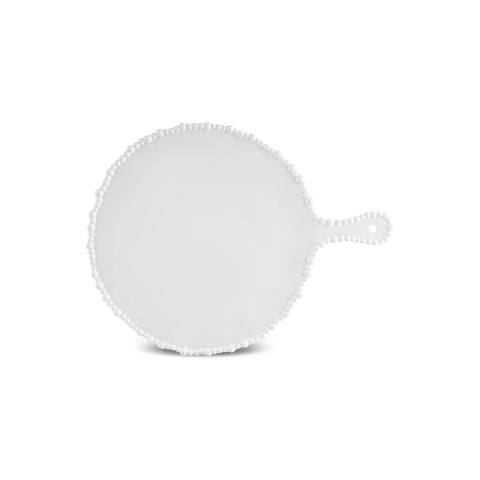 Karaca Perla Melamin Runder Käseteller 42 cm Weiß