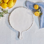 Karaca Perla Melamin Runder Käseteller 42 cm Weiß