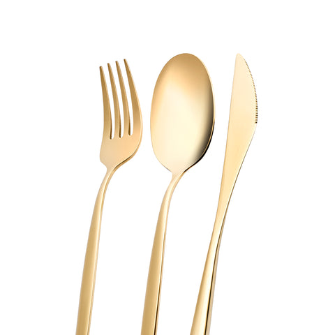 Karaca Lızbon Gold 6-Personen 30-teiliges Besteckset