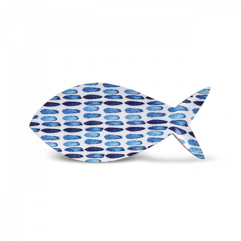 Karaca Home Mango Marin Fish Serving Platter Blue 30cm