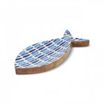 Karaca Home Mango Marin Fish Serving Platter Blue 30cm