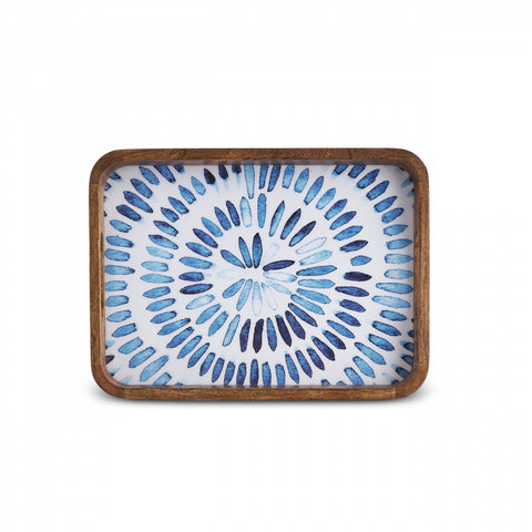Karaca Home Mango Marin Tablett Blau, 35cm