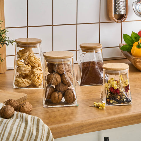 Karaca Prism, 4-Teiliges Vorratsdosen Set