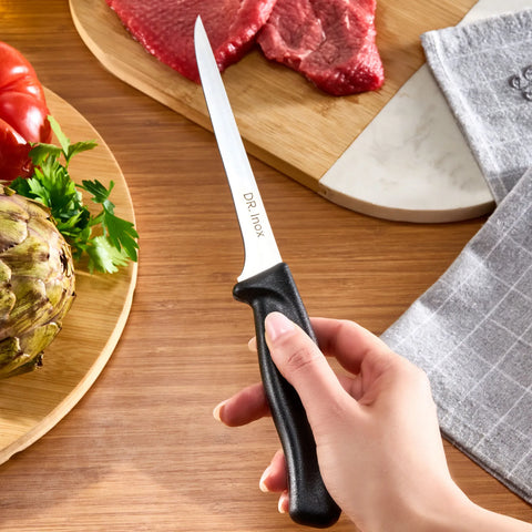 Dr. Inox Boning Knife 28cm, Black