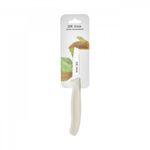 Dr. Inox Wellenschliff-Schälmesser 19cm Creme