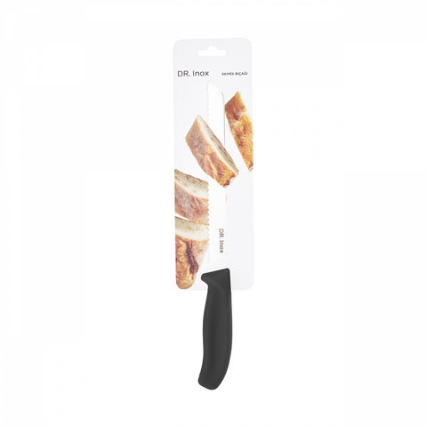 Dr. Inox Bread Knife 32cm, Black